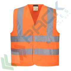 Gilet alta visibilit&agrave; Junior per bambini, Tipologia: Gilet Alta Visibilit&agrave;, Colore: Arancione, Taglia: S, Vestibilit&agrave;: Regular vendita, produzione, prezzi e offerte
