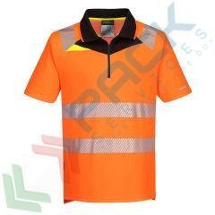 Polo alta visibilità DX4 S/S, Colore: Arancione + Nero, Taglia: S vendita, produzione, prezzi e offerte
