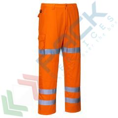 Pantaloni alta visibilit&agrave; a tre bande (Combat), Tipologia: Pantaloni Alta Visibilit&agrave;, Colore: Arancione, Taglia: S, Vestibilit&agrave;: Regular vendita, produzione, prezzi e offerte