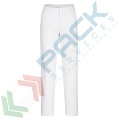 Pantalone da lavoro da donna, Slim Stretch (Cargo), Colore: Bianco, Taglia: XS, Vestibilit&agrave;: Regular vendita, produzione, prezzi e offerte