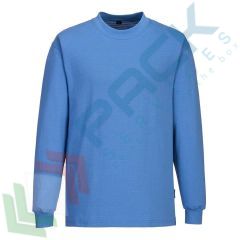 T-Shirt da lavoro antistatica ESD, manica lunga, Colore: Azzurro, Taglia: S vendita, produzione, prezzi e offerte