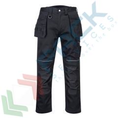 Pantalone da lavoro robusto (PW3 Stretch Holster Work), Colore: Nero, Taglia: XS, Vestibilit&agrave;: Regular vendita, produzione, prezzi e offerte