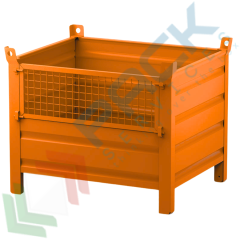 Contenitore 4 piedi con anta in rete, 100 x 80 x 69,5 cm, Tipologia: Contenitore In Lamiera, Base: 4 Piedi, Larghezza (cm): 100, Profondit&agrave; (cm): 80, Altezza (cm): 69,5, Sportello: 1 in Rete, Portata (Kg): 800 vendita, produzione, prezzi e offerte