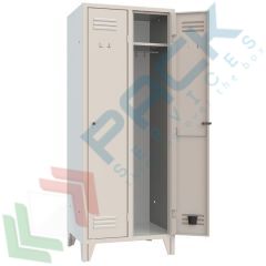 Armadio spogliatoio 2 vani, 69 x 50 x 180 cm, serratura, Tipologia: Tradizionali, Nr. Vani: 2, Larghezza (cm): 69, Profondit&agrave; (cm): 50, Altezza (cm): 180, Chiusura: Serratura vendita, produzione, prezzi e offerte