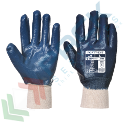 Guanti grip per liquidi in nitrile, Colore: Blu, Taglia: L vendita, produzione, prezzi e offerte