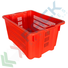 Cassa inseribile e sovrapponibile forata, 50 Lt, Tipologia: Cassa Inseribile Alimentare, Versione: Base e Pareti Forate, Mis. Base (cm): 42 x 52, Altezza (cm): 29, Capacit&agrave;: 50 Lt, Contatto Diretto con Alimenti: SI, Colore: Rosso vendita, produzione, prezzi e offerte