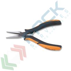 Pinza per elettronica a becchi piatti lunghi lisci impugnatura bimateriale vendita, produzione, prezzi e offerte