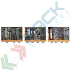 Assortimento di 98 utensili per manutenzioni industriali in termoformato rigido in ABS vendita, produzione, prezzi e offerte