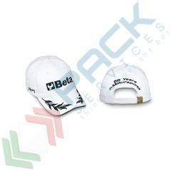 Cappellino, 100% cotone, taglia unica regolabile, ricamo diretto sul frontale, sui lati e sul retro, bianco vendita, produzione, prezzi e offerte