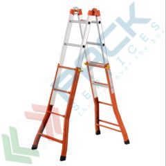Scala telescopica mista in acciaio-alluminio, certificata Acal 100, gradini 5+5, portata garantita 100 kg vendita, produzione, prezzi e offerte