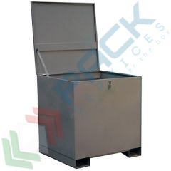 Contenitore porta Big Bag in lamiera verniciata, coperchio incernierato con asta di sicurezza, capacità 600 Lt, Tipologia: Contenitore, Capacità: 600 Lt, Versione: Acciaio Verniciato vendita, produzione, prezzi e offerte
