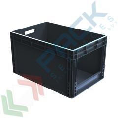 Cassa in PP con finestra, 65 Lt, 60 x 40 x 32 cm, Tipologia: Con Finestra, Per Alimenti: NO, Mis. Base (cm): 40 x 60, Altezza (cm): 32 vendita, produzione, prezzi e offerte