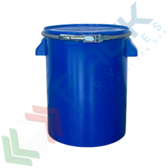 Fusto in HDPE cilindrico, 21,5 Lt, per piatti prementi, Tipologia: Bocca Aperta - Cilindrica (7N00), Capacità: 21,5 Lt, Omologazione ADR: SI, Per Alimenti: NO, Materiale: HDPE, Colore: Blu vendita, produzione, prezzi e offerte