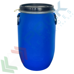 Fusto in HDPE alimentare, rotondo 30 Lt, ADR solidi, Tipologia: Bocca Aperta - Rotonda (TO-UN), Capacità: 30 Lt, Omologazione ADR: SI, Per Alimenti: SI, Materiale: HDPE, Colore: Blu vendita, produzione, prezzi e offerte