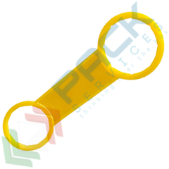 Chiave in plastica per taniche cartonabili, serie ERTNK, Tipologia: Chiave, Versione: Serie ERTNK, Colore: Giallo vendita, produzione, prezzi e offerte