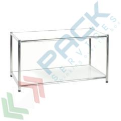 Libreria da interno, 2 ripiani in acciaio verniciato colore bianco, Mis. 40 L x 80 P x 40,5 H cm, Tipologia: Libreria, Colore: Bianco, Larghezza (cm): 40, Profondità (cm): 80, Altezza (cm): 40,5, Ripiani: 2 vendita, produzione, prezzi e offerte