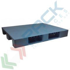 Pallet in plastica riciclata (PP), Mis. 800 L x 1200 P x 150 H mm, con 2 traverse, piano chiuso, portata statica 4000 Kg, portata dinamica 1250 Kg, Tipologia: Pallet Pesante, Mis. Base (cm): 80 x 120, Altezza (cm): 15, Base: Traverse, Parte Superiore: Chiuso, Portata Statica (Kg): 4000, Portata Dinamica (Kg): 1250 vendita, produzione, prezzi e offerte
