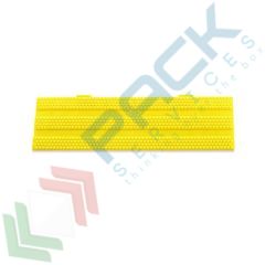 Raccordo per pedana modulare antisdrucciolo, mis. 400 L x 120 P mm, colore giallo