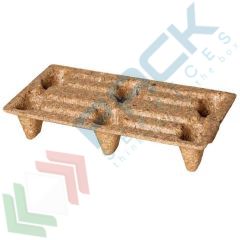 Pallet in legno pressato INKA, Mis. 400 L x 800 P x 130 H mm, portata dinamica 500 Kg, statica 1500 Kg, Tipologia: Formato Piccolo, Mis. Base (cm): 40 x 80, Altezza (cm): 13, Portata Statica (Kg): 1500, Portata Dinamica (Kg): 500 vendita, produzione, prezzi e offerte