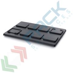 Copri pallet, mis. 1220 L x 820 P x 40 H mm, superficie con scanalature, Tipologia: Copri Pallet, Misura: 1220 L x 820 P x 40 H mm vendita, produzione, prezzi e offerte