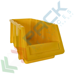 Bocca di lupo in PP sovrapponibile e componibile, 7 Lt, giallo, Tipologia: Bocca di Lupo Sovrapponibile e Componibile, Capacit&agrave;: 7 Lt, Colore: Giallo vendita, produzione, prezzi e offerte