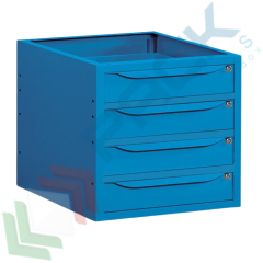 Cassettiera con 4 cassetti, 63 L cm, blu, Tipologia: Cassettiera, Larghezza (cm): 63, Versione: 4 Cassetti, Colore: Blu vendita, produzione, prezzi e offerte