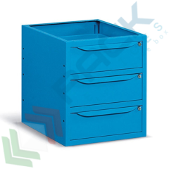 Cassettiera con 3 cassetti, 50 L cm, blu, Tipologia: Cassettiera, Larghezza (cm): 50, Versione: 3 Cassetti, Colore: Blu vendita, produzione, prezzi e offerte
