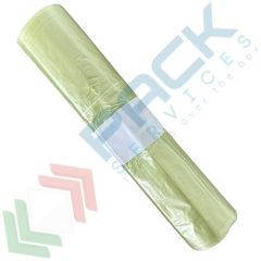 Rotolo da 25 sacchetti spazzatura 27 Lt, 50 x 60 cm, giallo, Tipologia: Sacchetti Spazzatura, Capacit&agrave;: 27 Lt, Confezionamento: Rotolo, Misura: 50 x 60 cm, Colore: Giallo vendita, produzione, prezzi e offerte