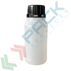Bottiglia in HDPE cilindrica collo largo con sigillo, 250 ml, Tipologia: Bottiglie Cilindriche, Capacit&agrave;: 250 ml, Bocca: Larga, Chiusura: Tappo a Vite e Sigillo, Omologazione ADR: NO, Colore: Neutro vendita, produzione, prezzi e offerte
