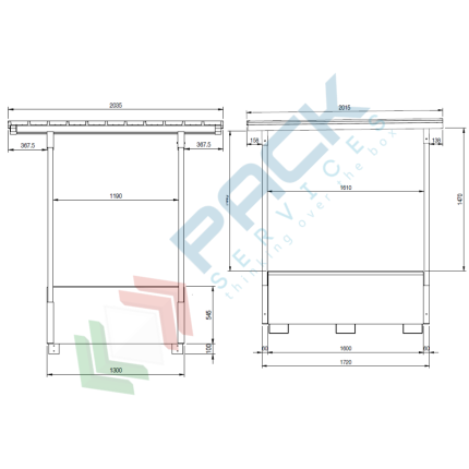 Vasca di contenimento liquidi in acciaio con tettoia smontabile, volume di raccolta 1000 Lt, ideale per 1 cisterna IBC, Mis. 1720 L x 1300 P x 2280 H mm, colore arancio RAL 2004, Tipologia: Vasca per Cisterne, Ideale per: 1 Cisterna, Versione: con Tettoia, Materiale: Acciaio, Volume di Raccolta (Lt): 1000, 12 image vendita, produzione, prezzi e offerte