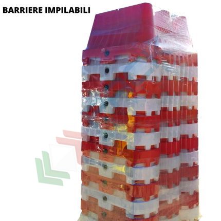 Barriera stradale spartitraffico impilabile, in plastica (PE), con giunto basso, colore rosso, Tipologia: New Jersey, Colore: Rosso, 6 image vendita, produzione, prezzi e offerte