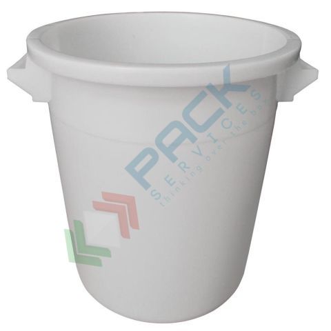 Bidone Lt 20 Plastica Bianca Alimentare - Foto 6