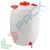 Bottiglione 50 Lt cilindrico, collo largo e rubinetto, Tipologia: Bottiglione Cilindrico, Capacità: 50 Lt, Bocca: Larga, Rubinetto: Si vendita, produzione, prezzi e offerte