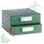 Cassettiera maxi componibile 2 cassetti, Tipologia: Cassettiera Maxi, Cassetti/e nr.: 2, Formato: Formato G, Colore: Nero + Verde vendita, produzione, prezzi e offerte