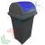 Pattumiera rifiuti 50 Lt, coperchio basculante blu, Tipologia: Pattumiera, Capacità: 50 Lt, Chiusura: Coperchio Basculante, Versione: Standard, Colore: Blu vendita, produzione, prezzi e offerte