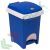 Pattumiera rifiuti 6 Lt, coperchio cerniera e pedale, blu, Tipologia: Pattumiera, Capacità: 6 Lt, Chiusura: Coperchio a Cerniera, Versione: Con Pedale, Colore: Blu vendita, produzione, prezzi e offerte