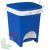 Pattumiera rifiuti 18 Lt, coperchio cerniera e pedale, blu, Tipologia: Pattumiera, Capacità: 18 Lt, Chiusura: Coperchio a Cerniera, Versione: Con Pedale, Colore: Blu vendita, produzione, prezzi e offerte