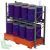 Scaffalatura con vasca di contenimento per 16 fusti 200 Lt, Tipologia: Scaffalatura per Fusti, Ideale per: 16 Fusti, Versione: 8 su Vasca + 8 su Scaffalatura vendita, produzione, prezzi e offerte