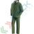 Completo antipioggia da lavoro in PVC/poliestere, 390 gr/m2, Colore: Verde, Taglia: M, Vestibilità: Regular vendita, produzione, prezzi e offerte