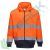 Felpa alta visibilità bicolore, con cappuccio e zip, Tipologia: Felpa Alta Visibilità, Colore: Arancione + Blu Scuro, Taglia: S, Vestibilità: Regular vendita, produzione, prezzi e offerte