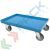 Carrello per cassette 60 x 40, piano chiuso, 4 ruote gomma (2 con freno), Tipologia: Carrello 60 x 40, Versione: Piano Chiuso, Colore: Blu, Materiale Ruote: Gomma, Versione Ruote: 4 Sterzanti (2 con Freno) vendita, produzione, prezzi e offerte
