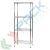 Scaffale in acciaio cromato, Mis. 60 L x 45 P x 160 H cm, 4 ripiani robusti e regolabili, Tipologia: Scaffale, Larghezza (cm): 60, Profondità (cm): 45, Altezza (cm): 160, Colore: Grigio vendita, produzione, prezzi e offerte