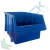Bocca di lupo in PP sovrapponibile e componibile, 15 Lt, blu, Tipologia: Bocca di Lupo Sovrapponibile e Componibile, Capacità: 15 Lt, Colore: Blu vendita, produzione, prezzi e offerte