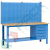 Banco da lavoro con piano in legno, parete e 4 cassetti, 200 cm, Tipologia: Banco con Parete, Gambe: Regolabili, Materiale Piano: Legno, Larghezza (cm): 200, Versione: 4 Cassetti, Colore: Blu vendita, produzione, prezzi e offerte