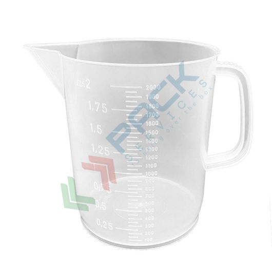 Caraffa graduata in plastica (PP), capacità 2000 ml, tonda a forma bassa, Mis. Ø 145 x 165 H mm, colore trasparente, Tipologia: Caraffa, Capacità: 2000 ml, Colore: Trasparente vendita, produzione, prezzi e offerte