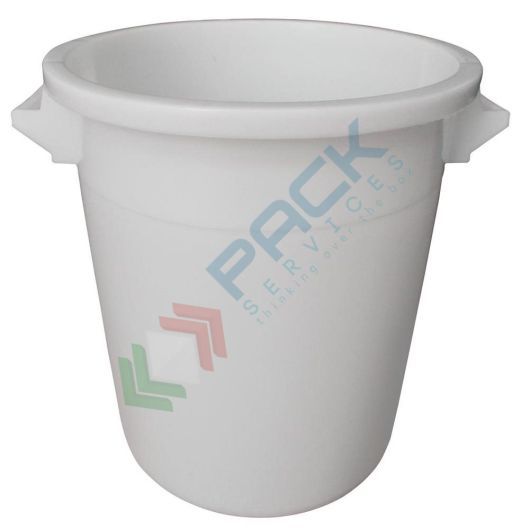 Bidone industriale in plastica (HDPE) 35 Lt, sovrapponibile e inseribile, coperchio a pressione (escluso), colore neutro, Tipologia: Coperchio a Pressione, Capacità: 35 Lt, Colore: Neutro vendita, produzione, prezzi e offerte