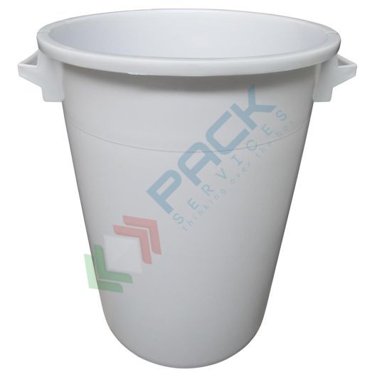Bidone industriale in plastica (HDPE) 100 Lt, sovrapponibile e inseribile, coperchio a pressione (escluso), colore neutro, Tipologia: Coperchio a Pressione, Capacità: 100 Lt, Colore: Neutro vendita, produzione, prezzi e offerte