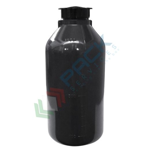 Bottiglia in plastica (PE), cilindrica a collo stretto, capacità 1000 ml, chiusura con tappo a vite e sottotappo (inclusi), grigio scuro, Tipologia: Cilindrica Bocca Stretta Nera (CCS-N), Capacità: 1000 ml, Colore: Grigio Scuro vendita, produzione, prezzi e offerte