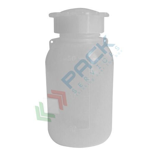 Bottiglia in plastica (PE), cilindrica a collo stretto, capacità 50 ml, chiusura con tappo a vite e sottotappo (inclusi), Tipologia: Cilindrica Bocca Stretta (CCS), Capacità: 50 ml, Colore: Neutro vendita, produzione, prezzi e offerte