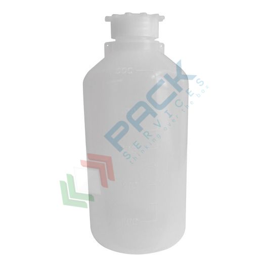Bottiglia in plastica (PE), cilindrica a collo stretto, capacità 500 ml, chiusura con tappo a vite e sottotappo (inclusi), Tipologia: Cilindrica Bocca Stretta (CCS), Capacità: 500 ml, Colore: Neutro vendita, produzione, prezzi e offerte